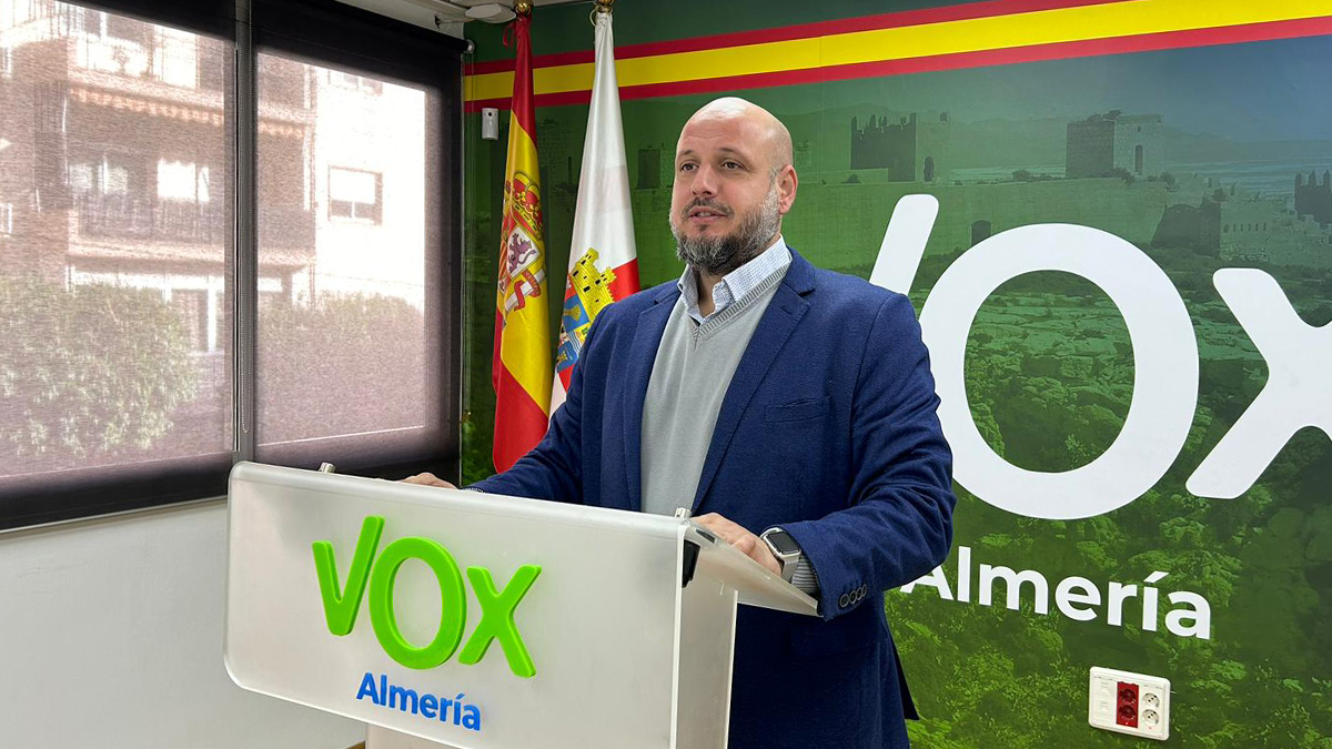 Rodrigo Alonso, portavoz adjunto del Grupo Parlamentario VOX en el Parlamento de Andalucia