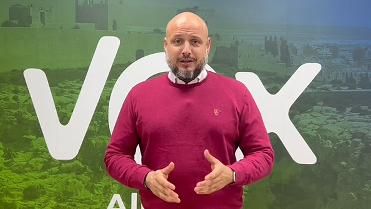 Rodrigo Alonso, portavoz adjunto del Grupo Parlamentario VOX en el Parlamento de Andalucia