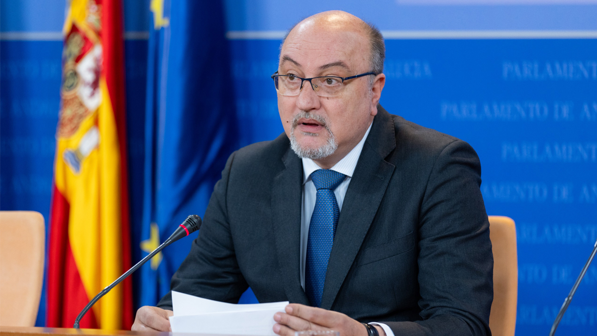 Ricardo Lopez Olea, portavoz adjunto del Grupo Parlamentario VOX en el Parlamento de Andalucia