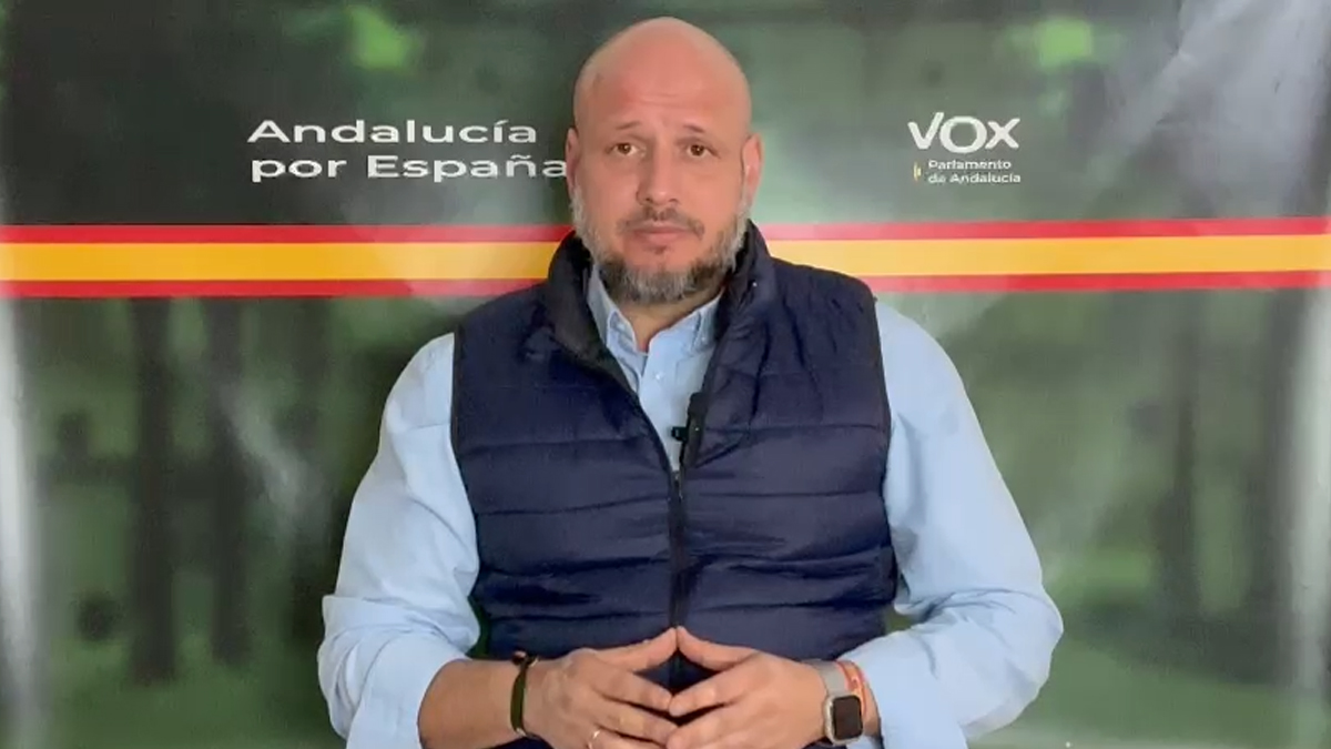 Rodrigo Alonso, portavoz adjunto del Grupo Parlamentario VOX en el Parlamento de Andalucia