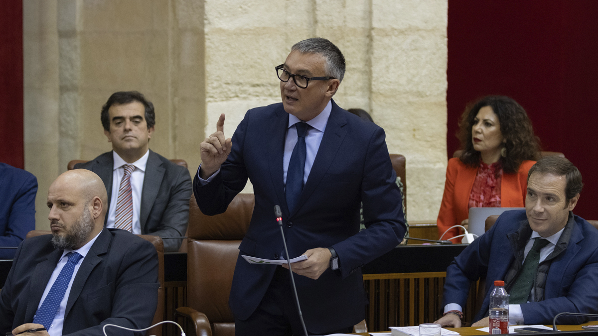 Manuel Gavira, portavoz del Grupo Parlamentario VOX en el Parlamento de Andalucia