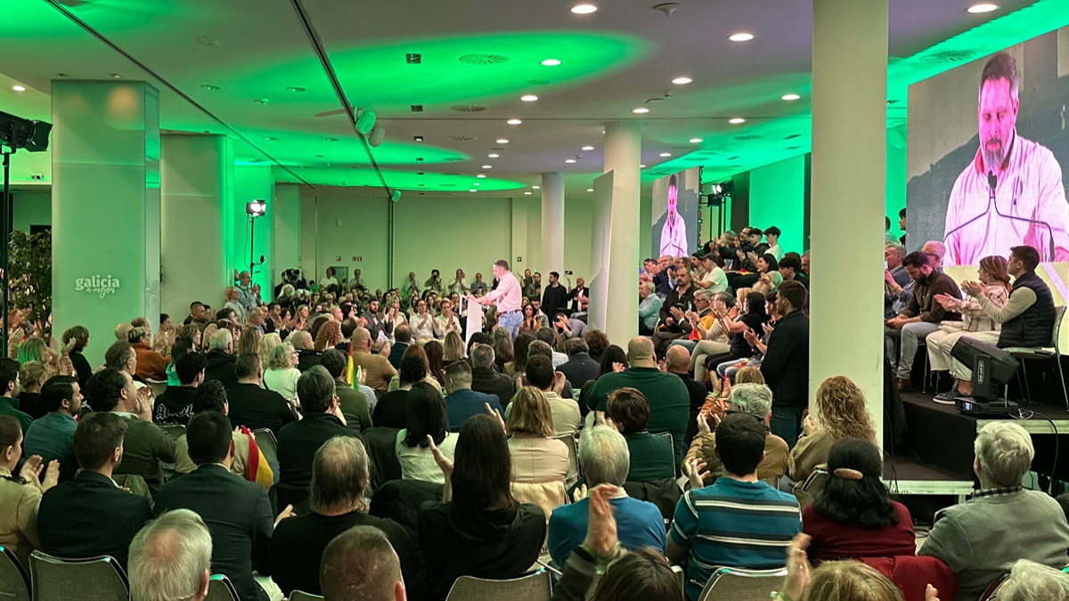Santiago Abascal en La Coruña