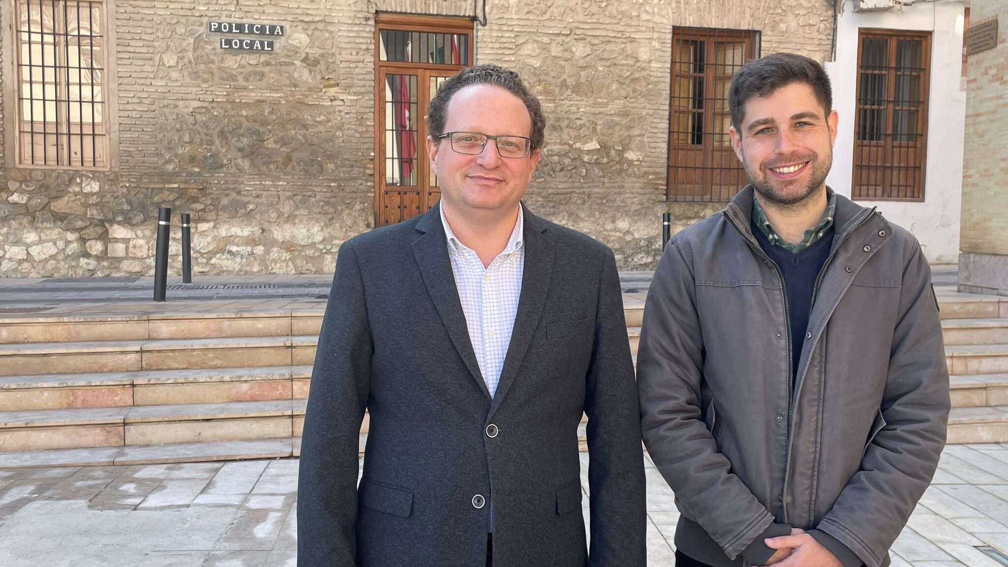 José Ramírez del Río, diputado nacional Córdoba y Eduardo Molleda, concejal VOX Baena.