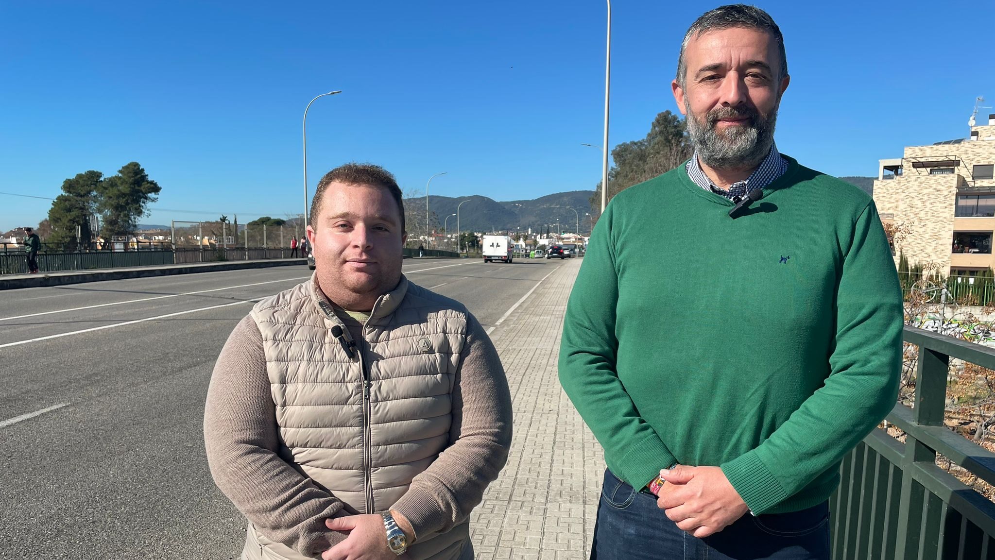 Rafael Saco, concejal de VOX y Javi Fernández, coordinador Distrito Córdoba.