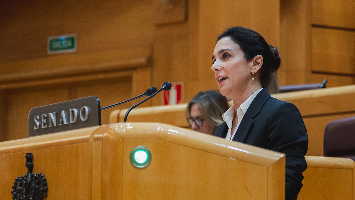 Paloma Gómez, en el Senado