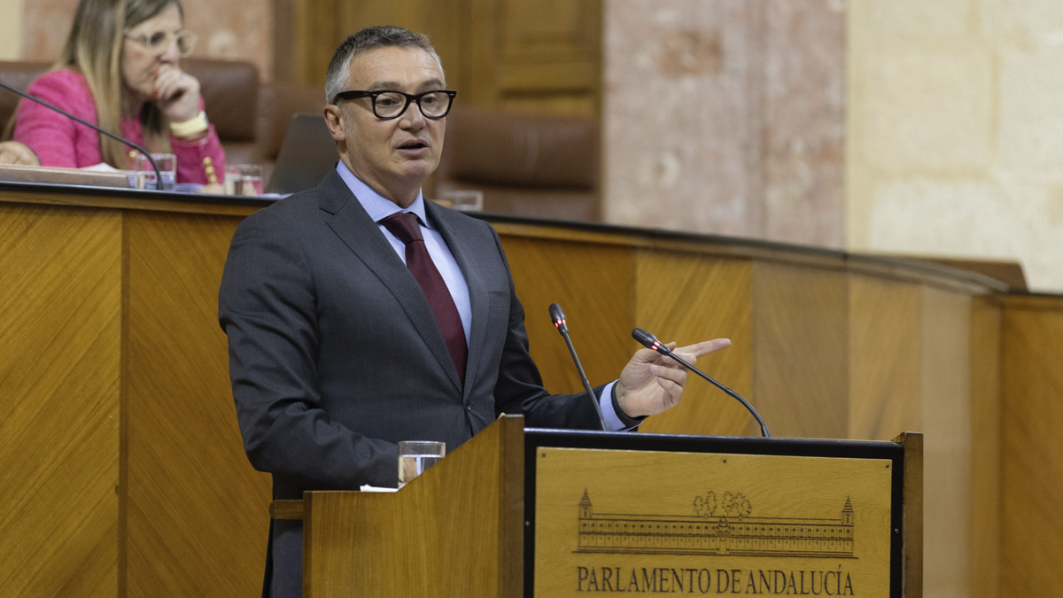 Manuel Gavira, portavoz del Grupo Parlamentario VOX en el Parlamento de Andalucia