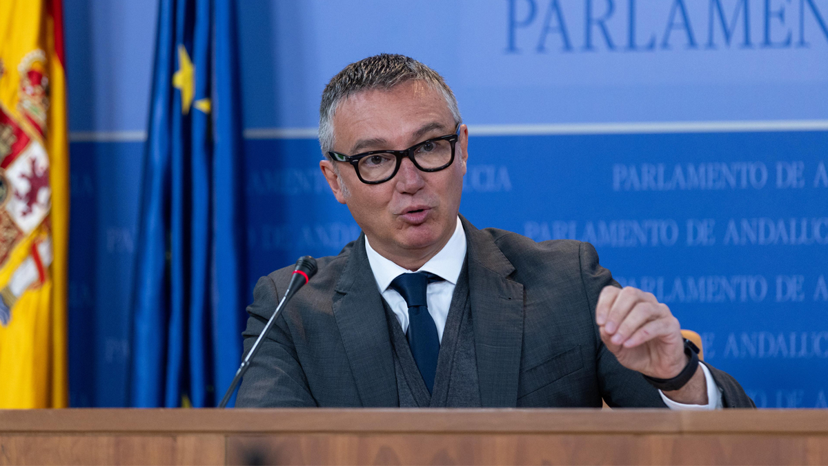 Manuel Gavira, portavoz del Grupo Parlamentario VOX en el Parlamento de Andalucía