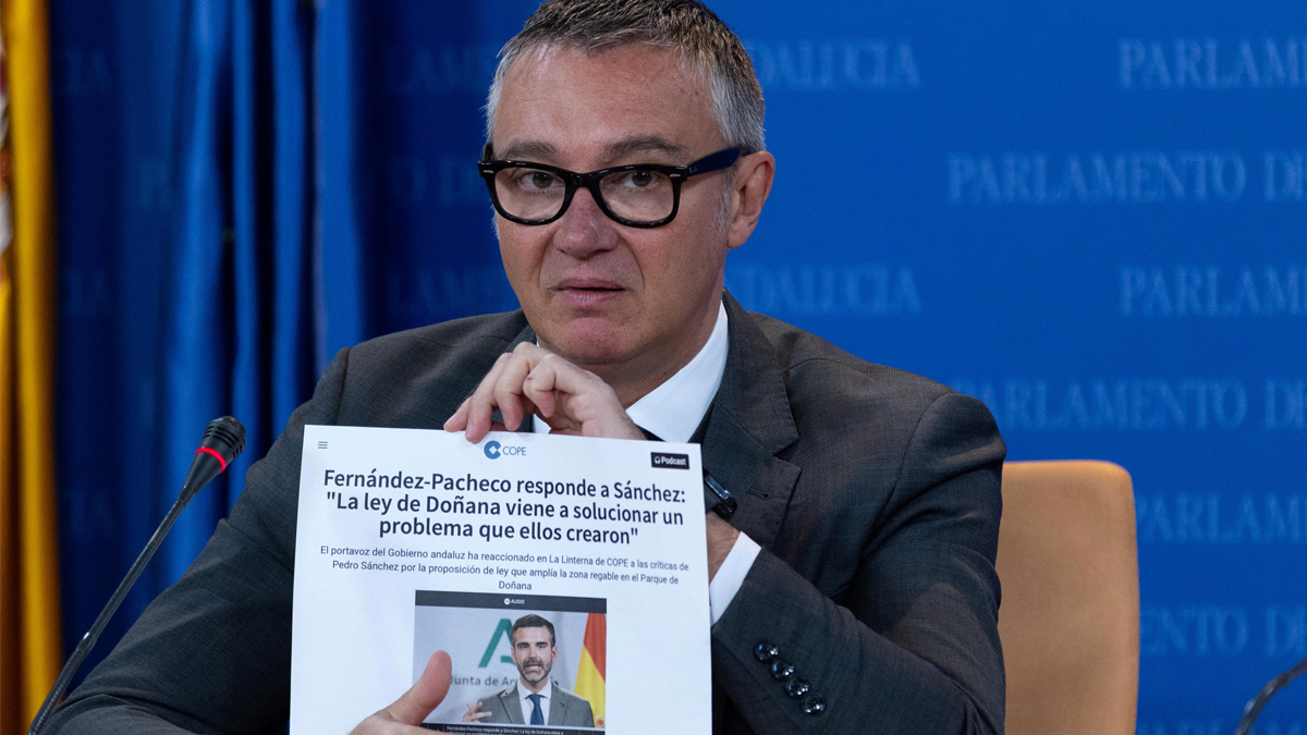 Manuel Gavira, portavoz del Grupo Parlamentario VOX en el Parlamento de Andalucía