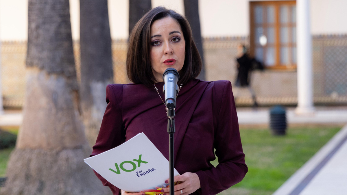 Mercedes Rodriguez Tamayo, vicepresidente tercera de la Mesa del Parlameto y parlamentaria de VOX por Almeria