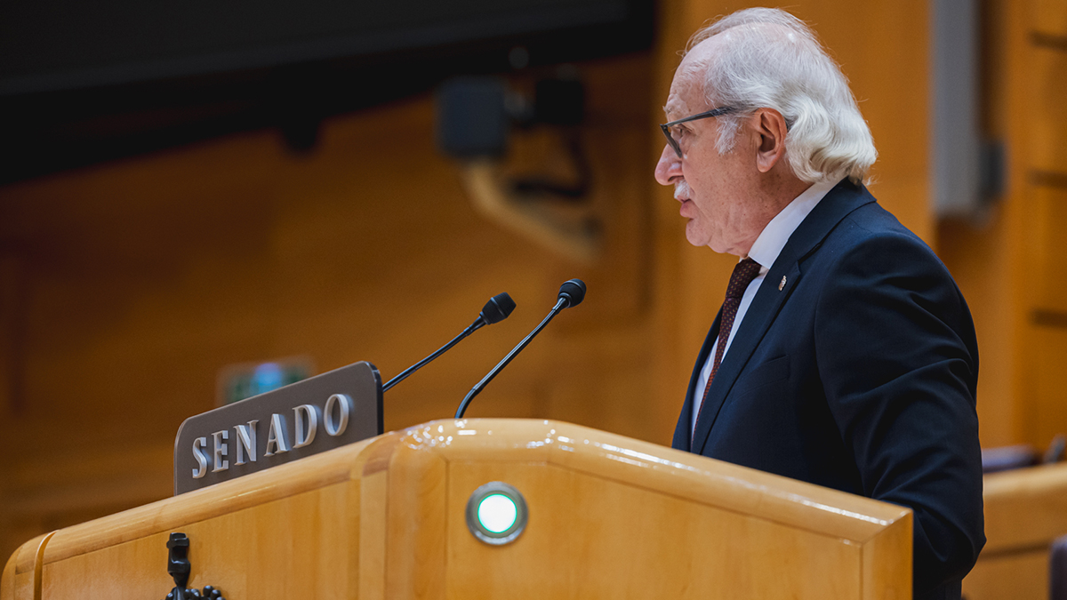 Fernando Carbonell, en el Pleno del Senado.