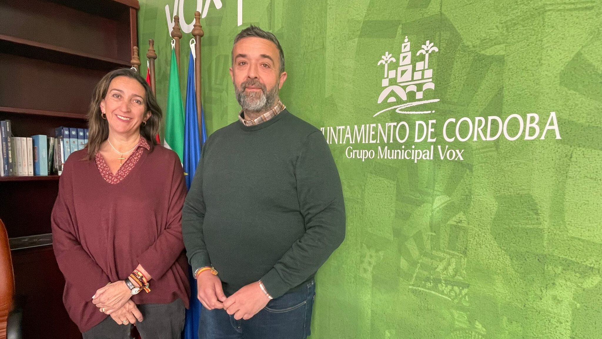 Paula Badanelli y Rafael Saco. VOX Córdoba capital.