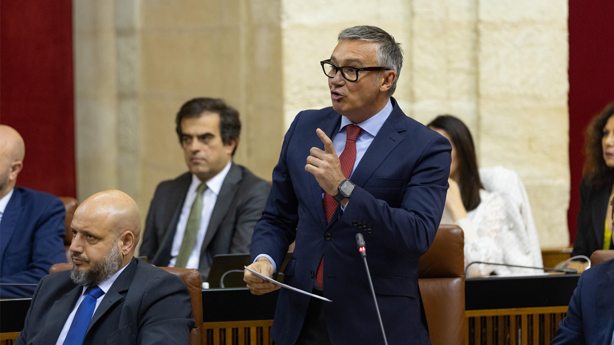 Manuel Gavira, portavoz del Grupo Parlamentario VOX en el Parlamento de Andalucia