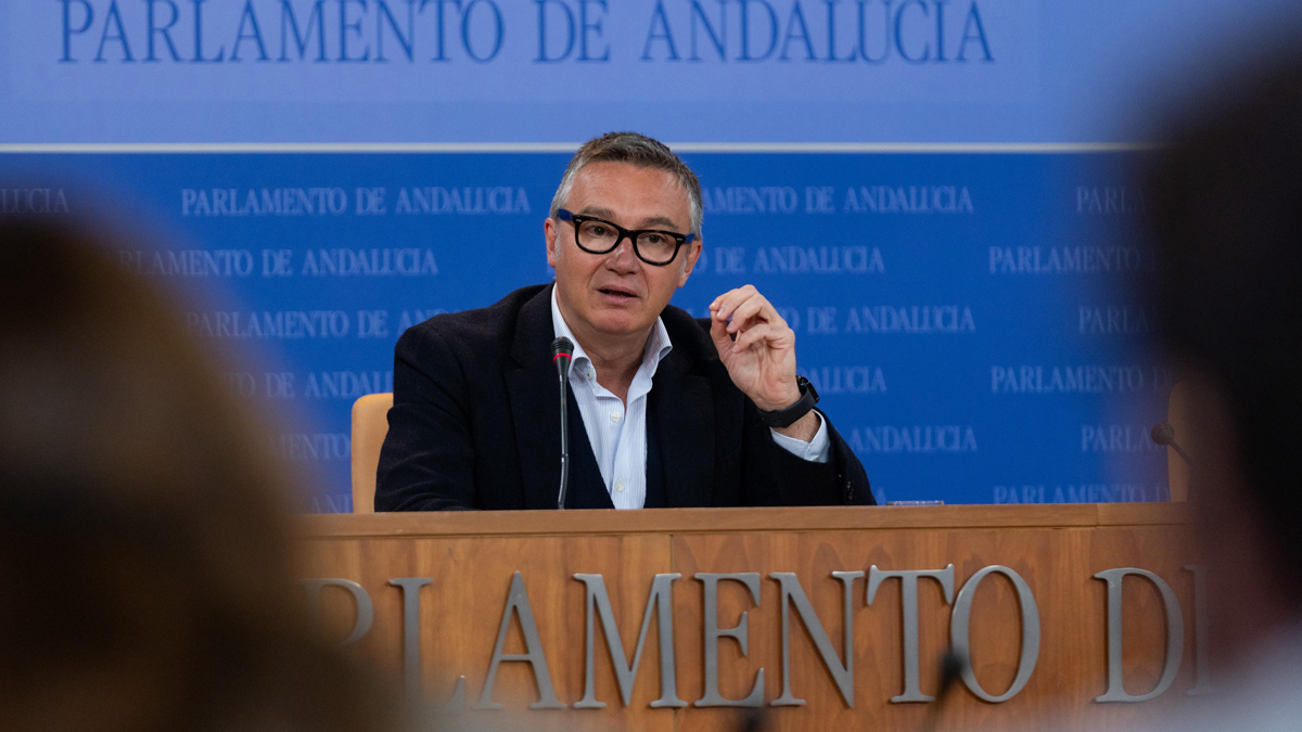 Manuel Gavira, portavoz del Grupo Parlamentario VOX en el Parlamento de Andalucia