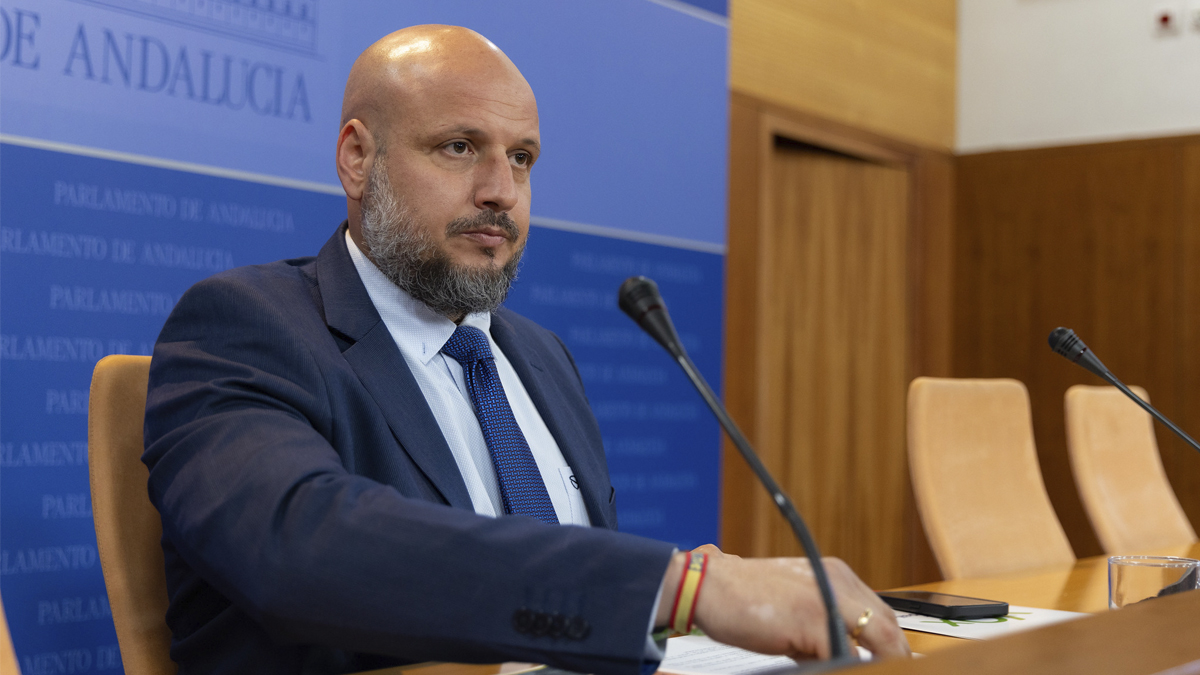 Rodrigo Alonso, portavoz adjunto del Grupo Parlamentario VOX en el Parlamento de Andalucia