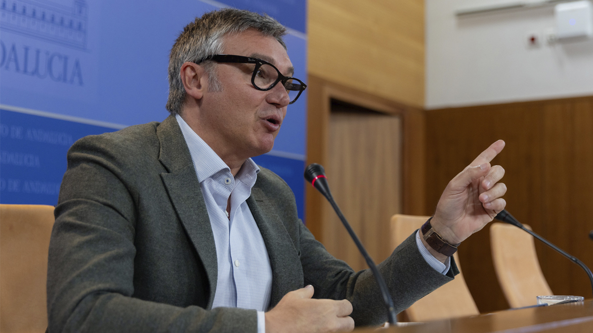 Manuel Gavira, portavoz del Grupo Parlamentario VOX en el Parlamento de Andalucia
