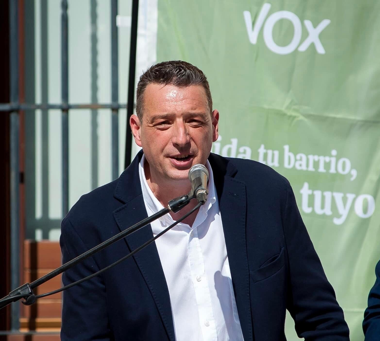 Javier Prior. Portavoz de VOX en Nules