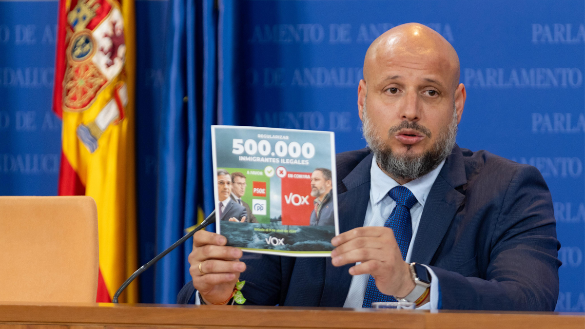 Rodrigo Alonso, portavoz adjunto del Grupo Parlamentario VOX en el Parlamento de Andalucia