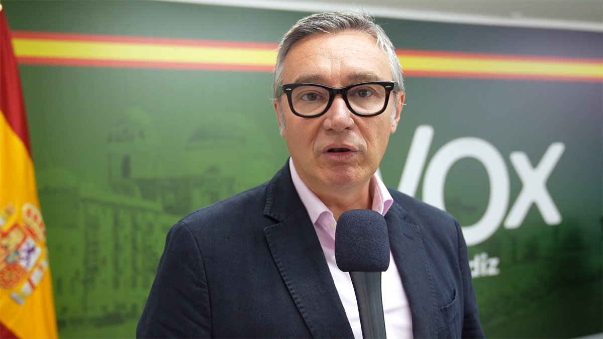Manuel Gavira, portavoz del Grupo Parlamentario VOX en el Parlamento de Andalucia