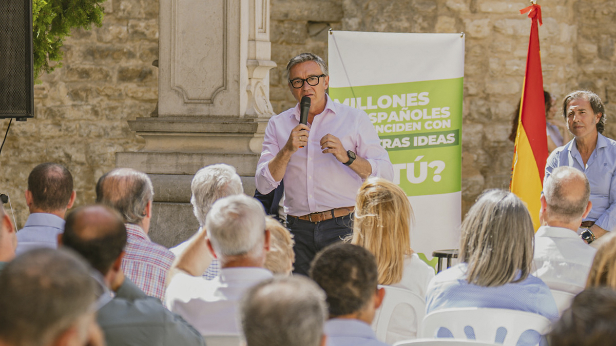 Manuel Gavira, portavoz del Grupo Parlamentario VOX en el Parlamento de Andalucia