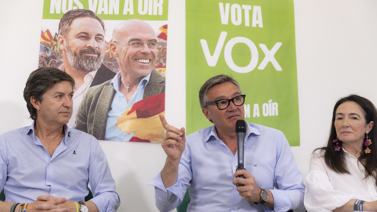 Manuel Gavira, portavoz del Grupo Parlamentario VOX en el Parlamento de Andalucia