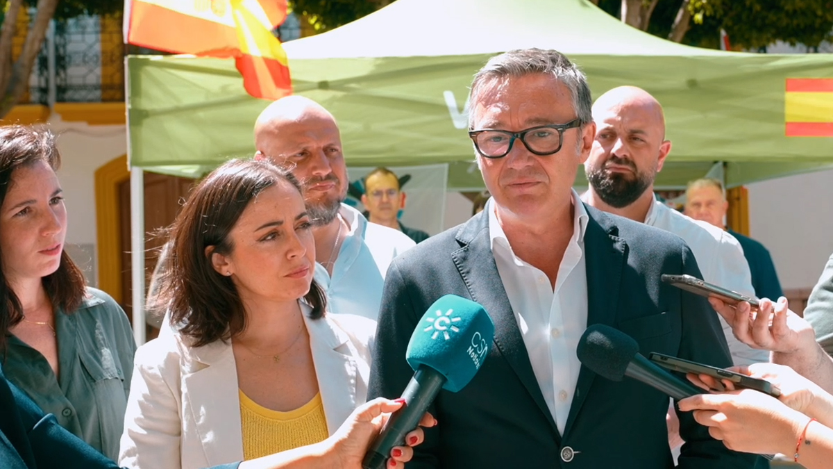 Manuel Gavira, portavoz del Grupo Parlamentario VOX en el Parlamento de Andalucia