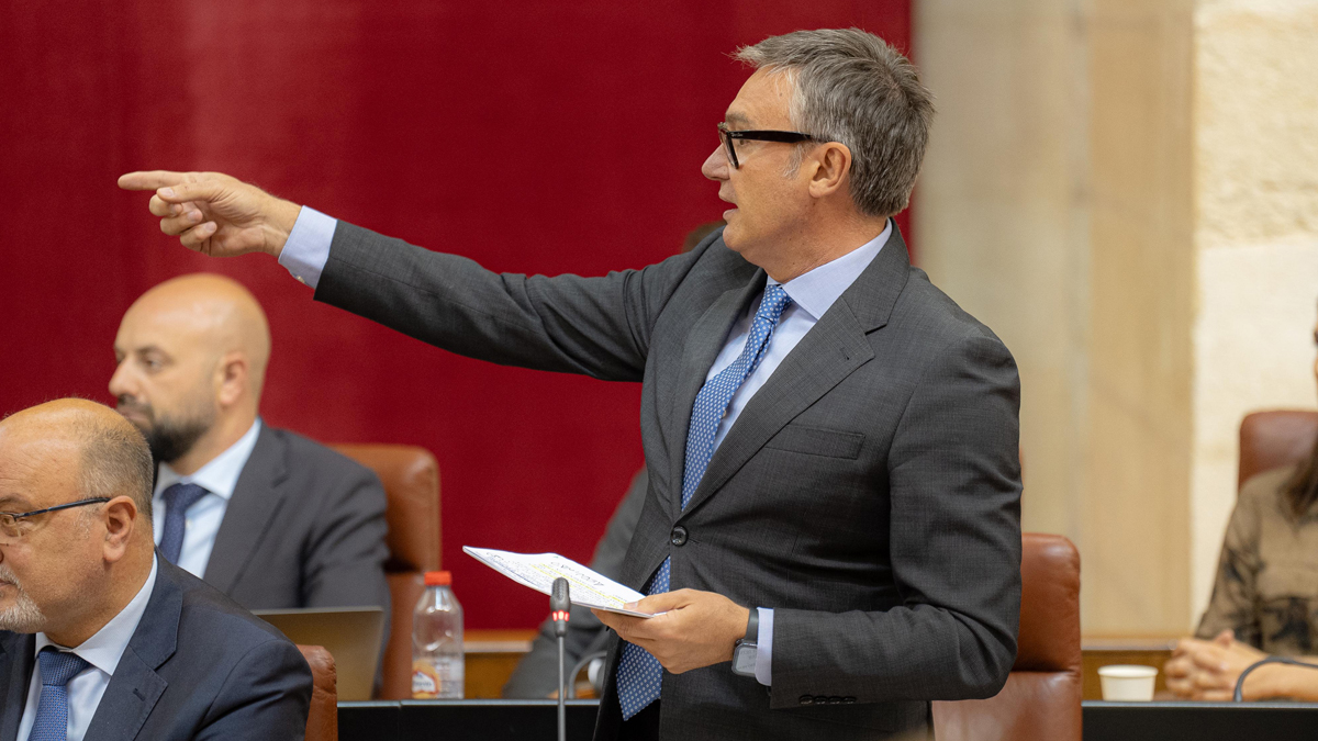 Manuel Gavira, portavoz del Grupo Parlamentario VOX en el Parlamento de Andalucia