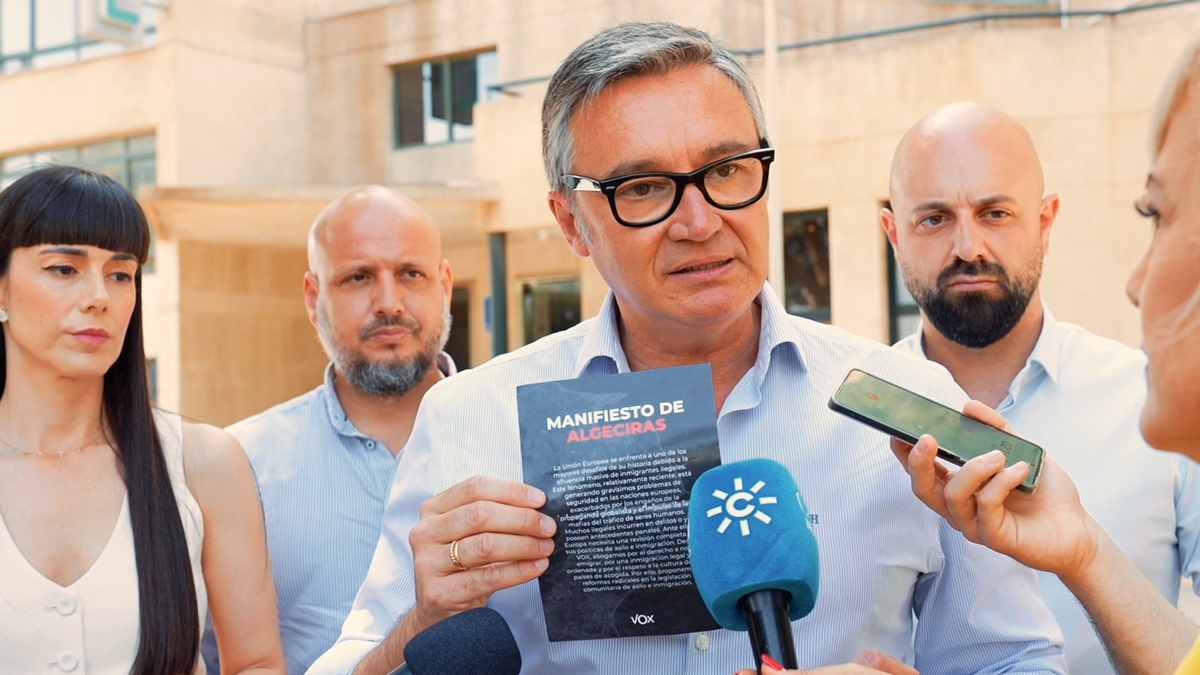 Manuel Gavira, portavoz del Grupo Parlamentario VOX en el Parlamento de Andalucia
