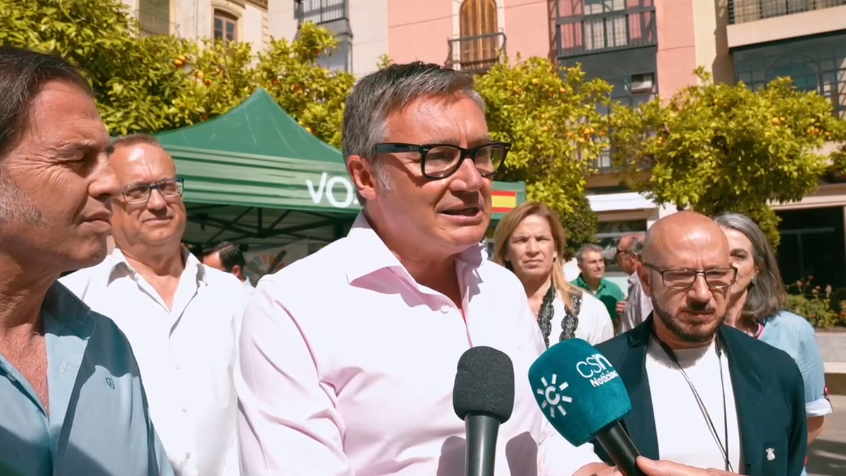 Manuel Gavira, portavoz del Grupo Parlamentario VOX en el Parlamento de Andalucia