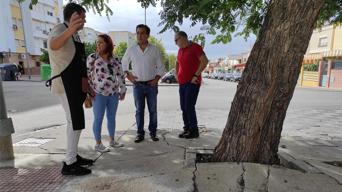 VOX Jerez visita barriada san telmo