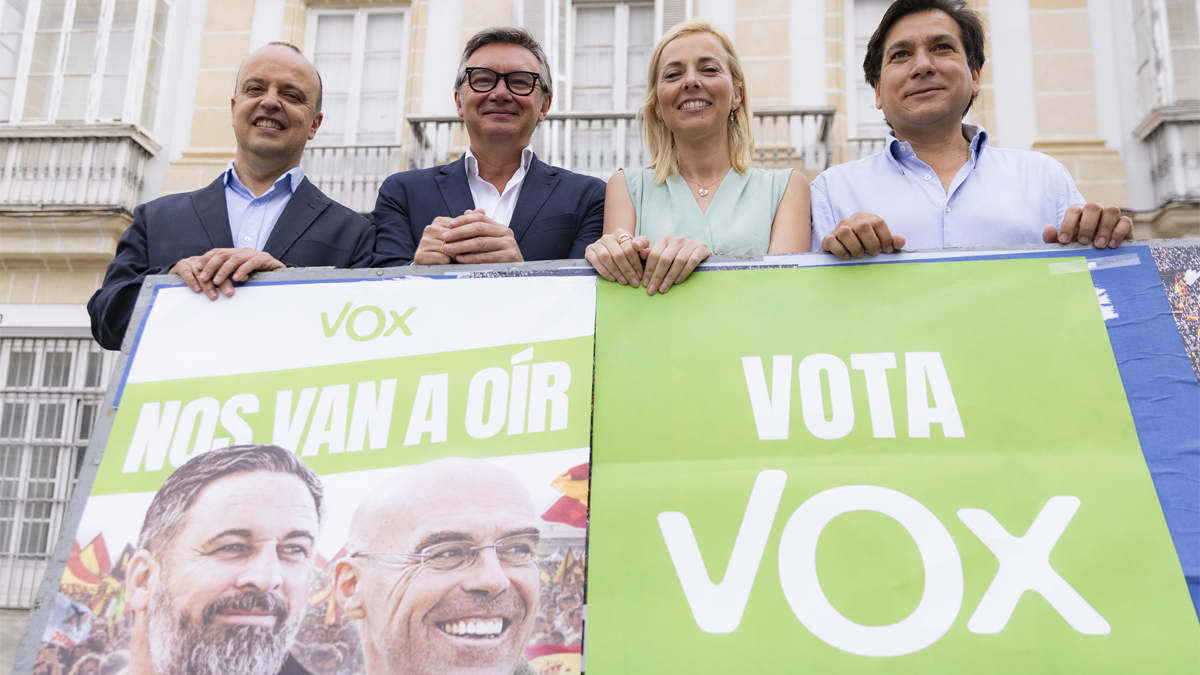 Manuel Gavira, portavoz del Grupo Parlamentario VOX en el Parlamento de Andalucia