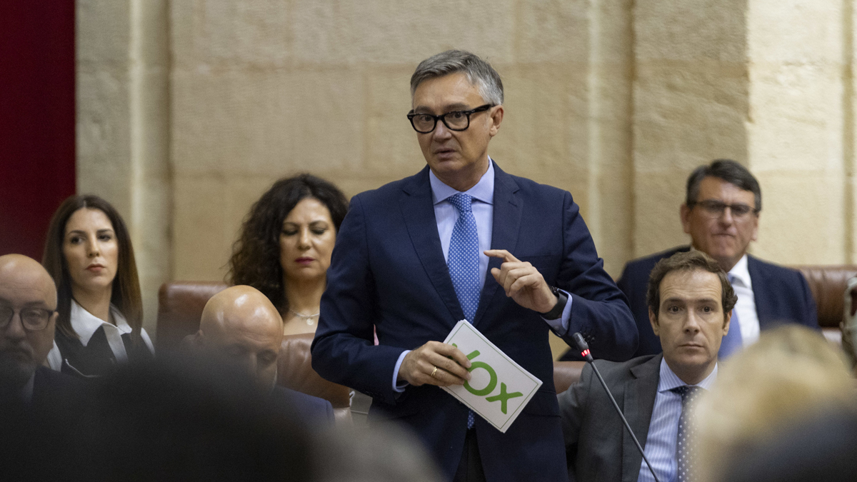 Manuel Gavira, portavoz del Grupo Parlamentario VOX en el Parlamento de Andalucia