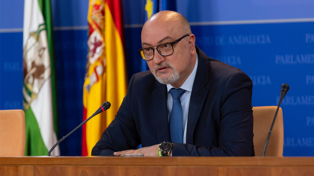 Ricardo López, portavoz adjunto del Grupo Parlamentario VOX en el Parlamento de Andalucía