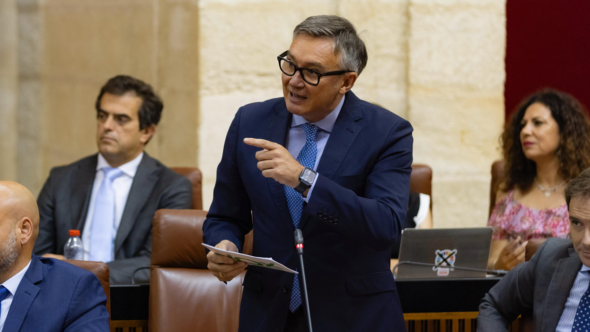 Manuel Gavira, portavoz del Grupo Parlamentario VOX en el Parlamento de Andalucia