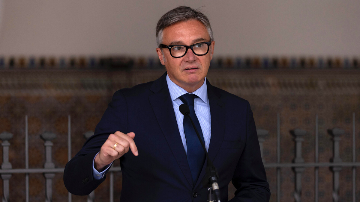 Manuel Gavira, portavoz del Grupo Parlamentario VOX en el Parlamento de Andalucia