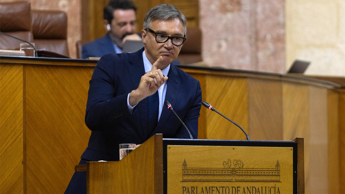 Manuel Gavira, portavoz del Grupo Parlamentario VOX en el Parlamento de Andalucia