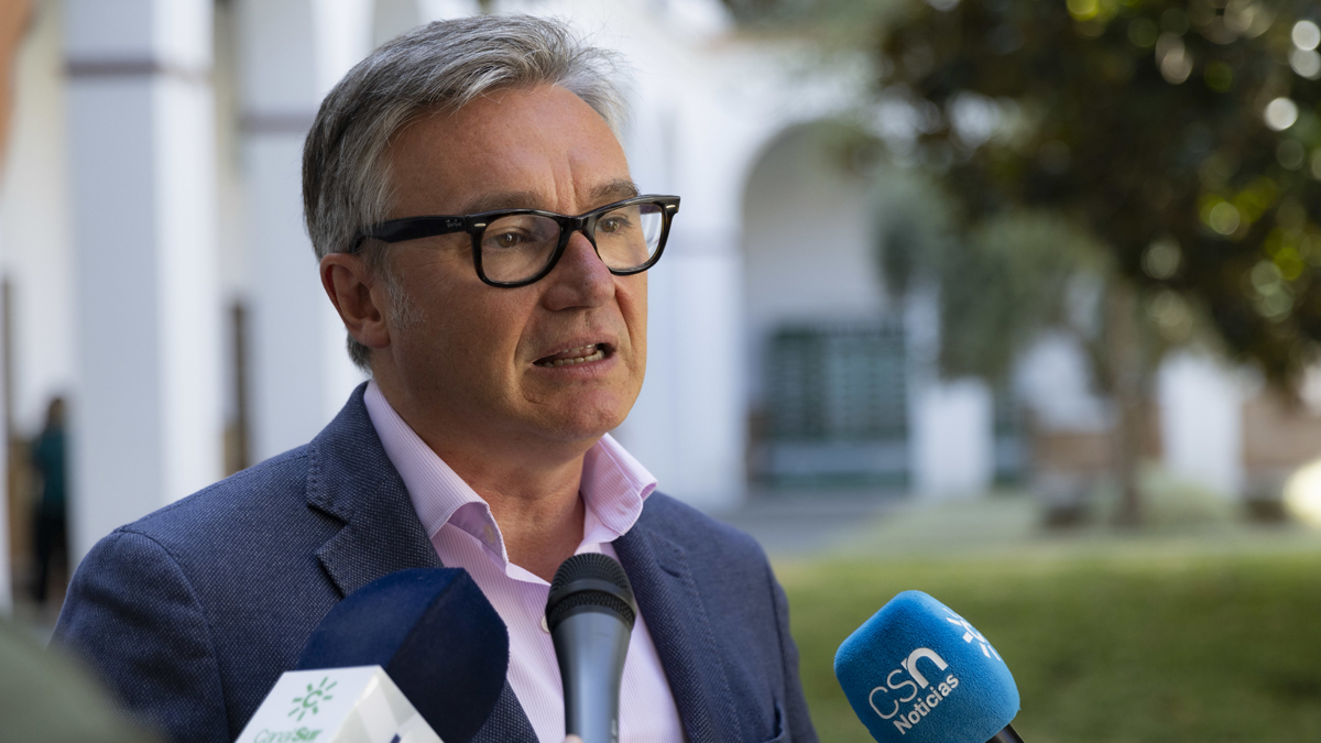 Manuel Gavira, portavoz del Grupo Parlamentario VOX en el Parlamento de Andalucia