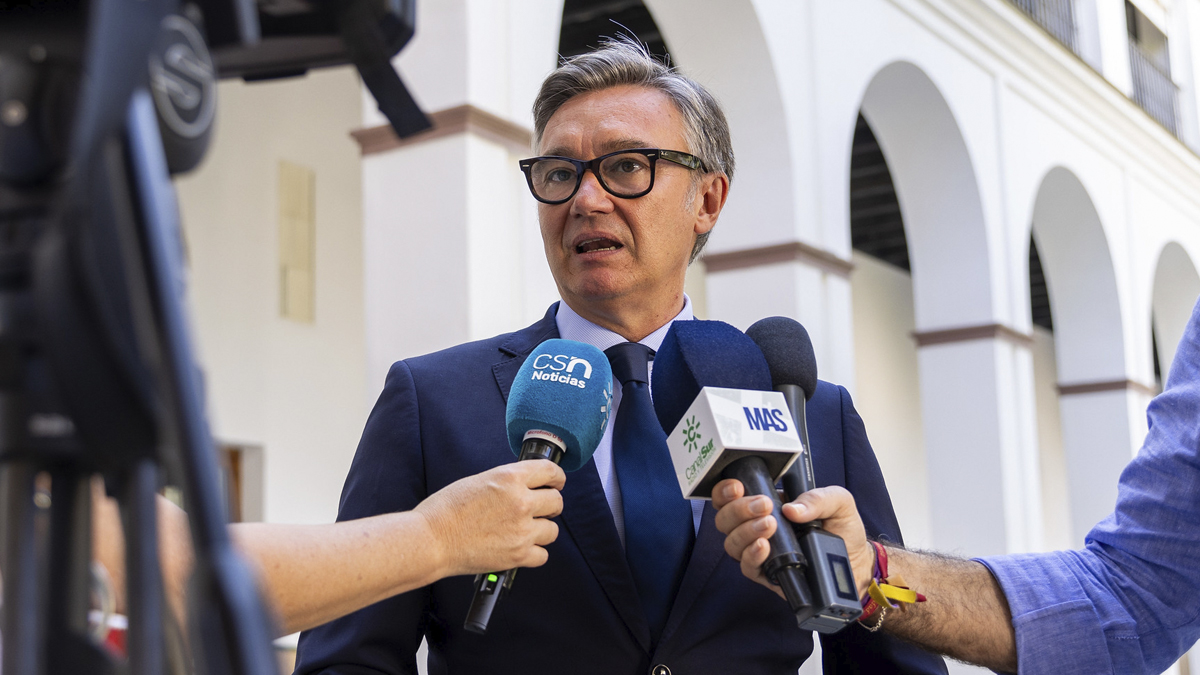 Manuel Gavira, portavoz del Grupo Parlamentario VOX en el Parlamento de Andalucía