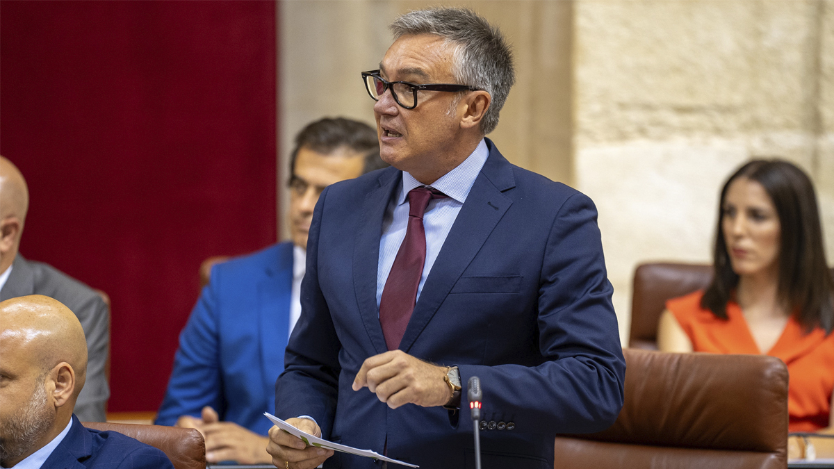 Manuel Gavira, portavoz del Grupo Parlamentario VOX en el Parlamento de Andalucia