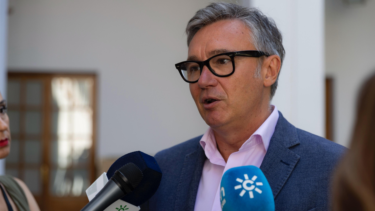 Manuel Gavira, portavoz del Grupo Parlamentario VOX en el Parlamento de Andalucia