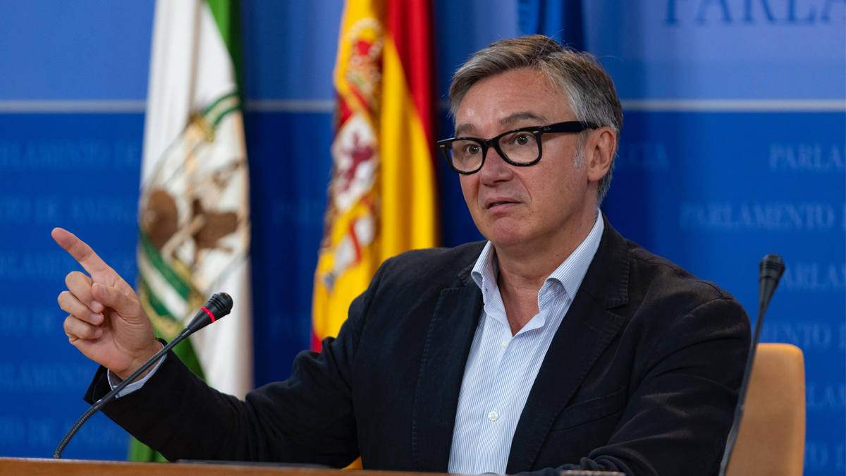 Manuel Gavira, portavoz del Grupo Parlamentario VOX en el Parlamento de Andalucia