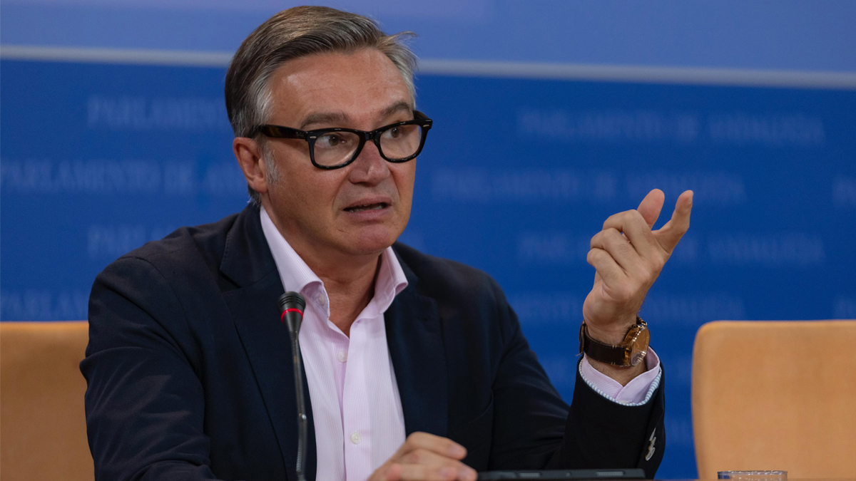 Manuel Gavira, portavoz del Grupo Parlamentario VOX en el Parlamento de Andalucia