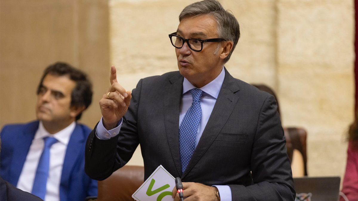 Manuel Gavira, portavoz del Grupo Parlamentario VOX en el Parlamento de Andalucia