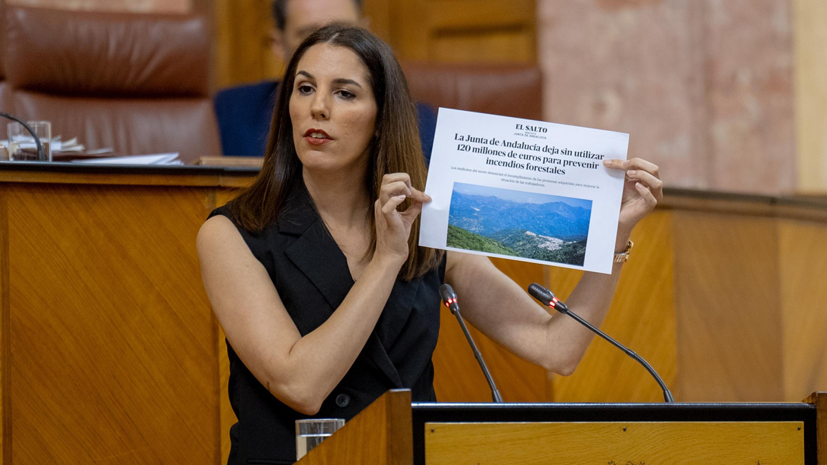 Purificacion Fernandez, diputada del Grupo Parlamentario VOX en el Parlamento de Andalucia por Malaga