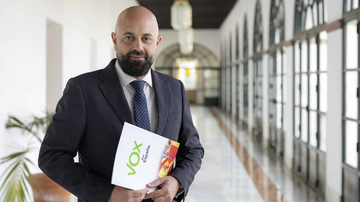 Juan Jose Bosquet, diputado del Grupo Parlamentario VOX en el Parlamento de Andalucia por Almeria