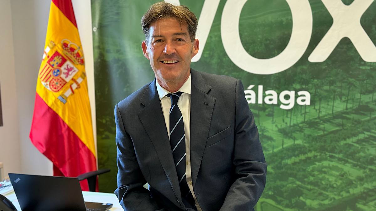 Antonio Alcázar en el Ayuntamiento de Málaga