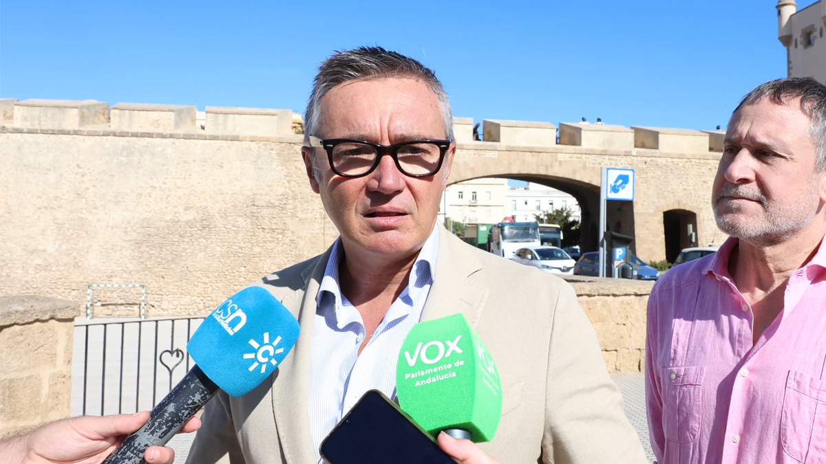 Manuel Gavira, portavoz del Grupo Parlamentario VOX en el Parlamento de Andalucia