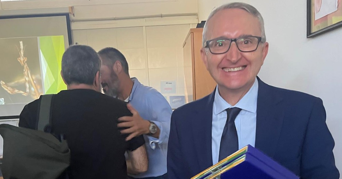 Tasende, tras la presentación de las guías, de la Granja Escuela