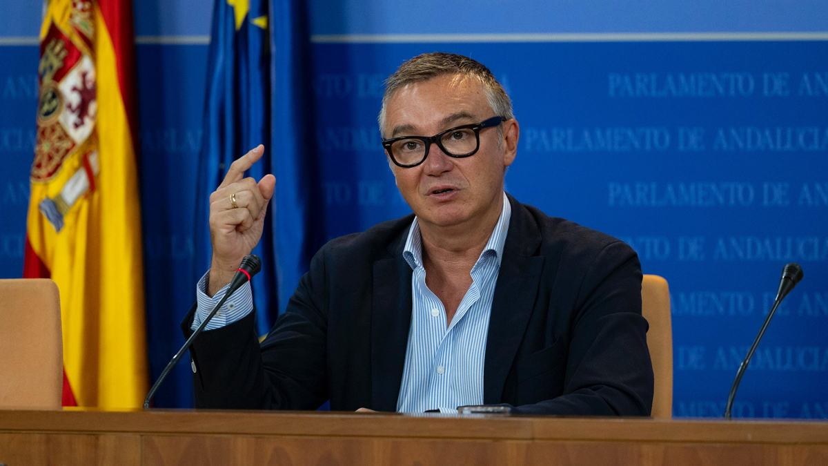 Manuel Gavira, portavoz del Grupo Parlamentario VOX en el Parlamento de Andalucia