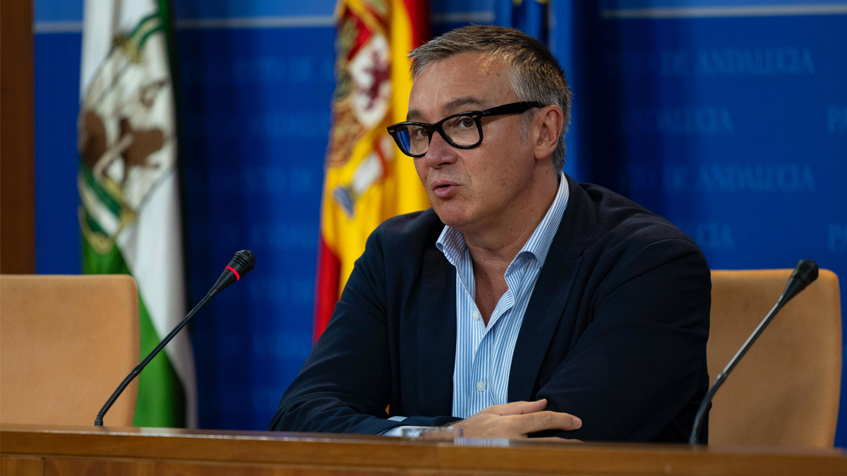 Manuel Gavira, portavoz del Grupo Parlamentario VOX en el Parlamento de Andalucia