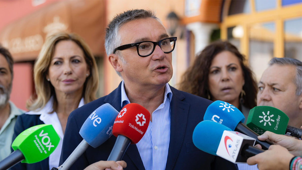 Manuel Gavira, portavoz del Grupo Parlamentario VOX en el Parlamento de Andalucia